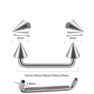 Piercing Agrafe Double Impact