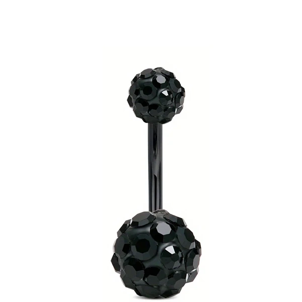 Piercing Nombril Double Sphère des Cieux Noirs – Image 2