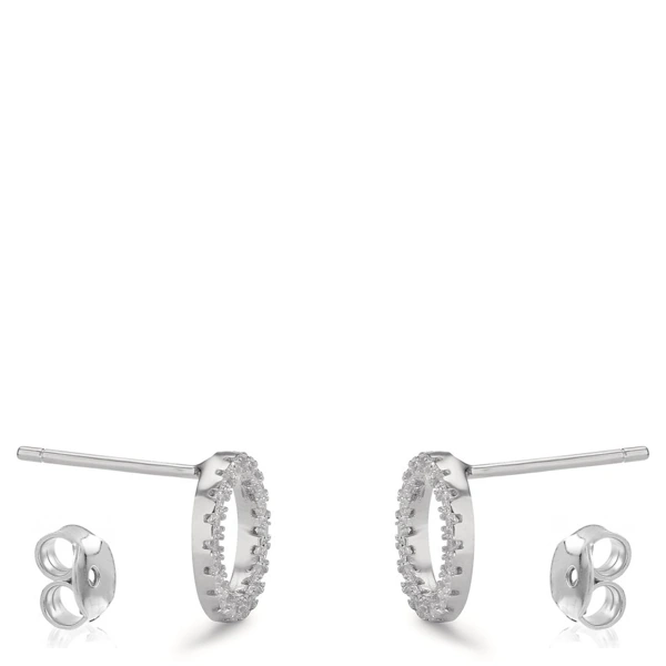 Boucles d’Oreilles Halo Cristallin – Image 2