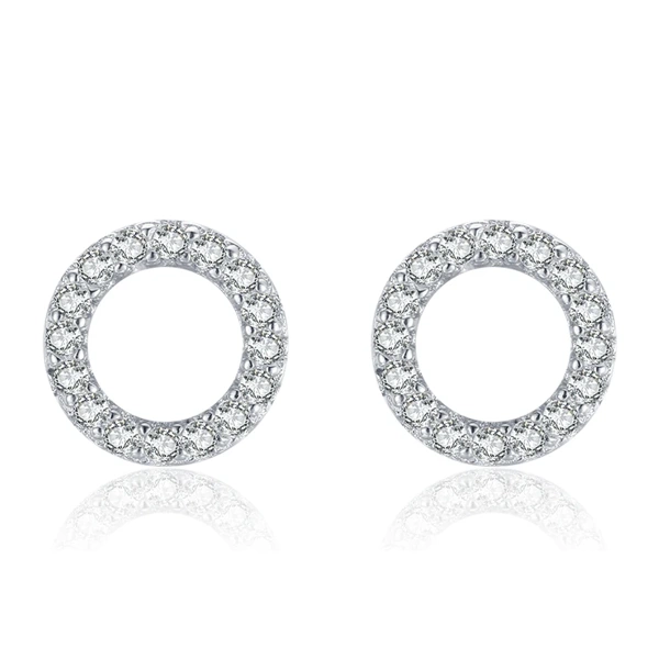 Boucles d’Oreilles Halo Cristallin – Image 3