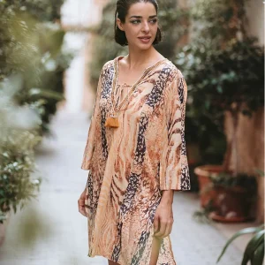 Robe de plage bijou 100% coton