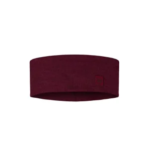 Bandeau Merino Wide Solid Tibetan Red