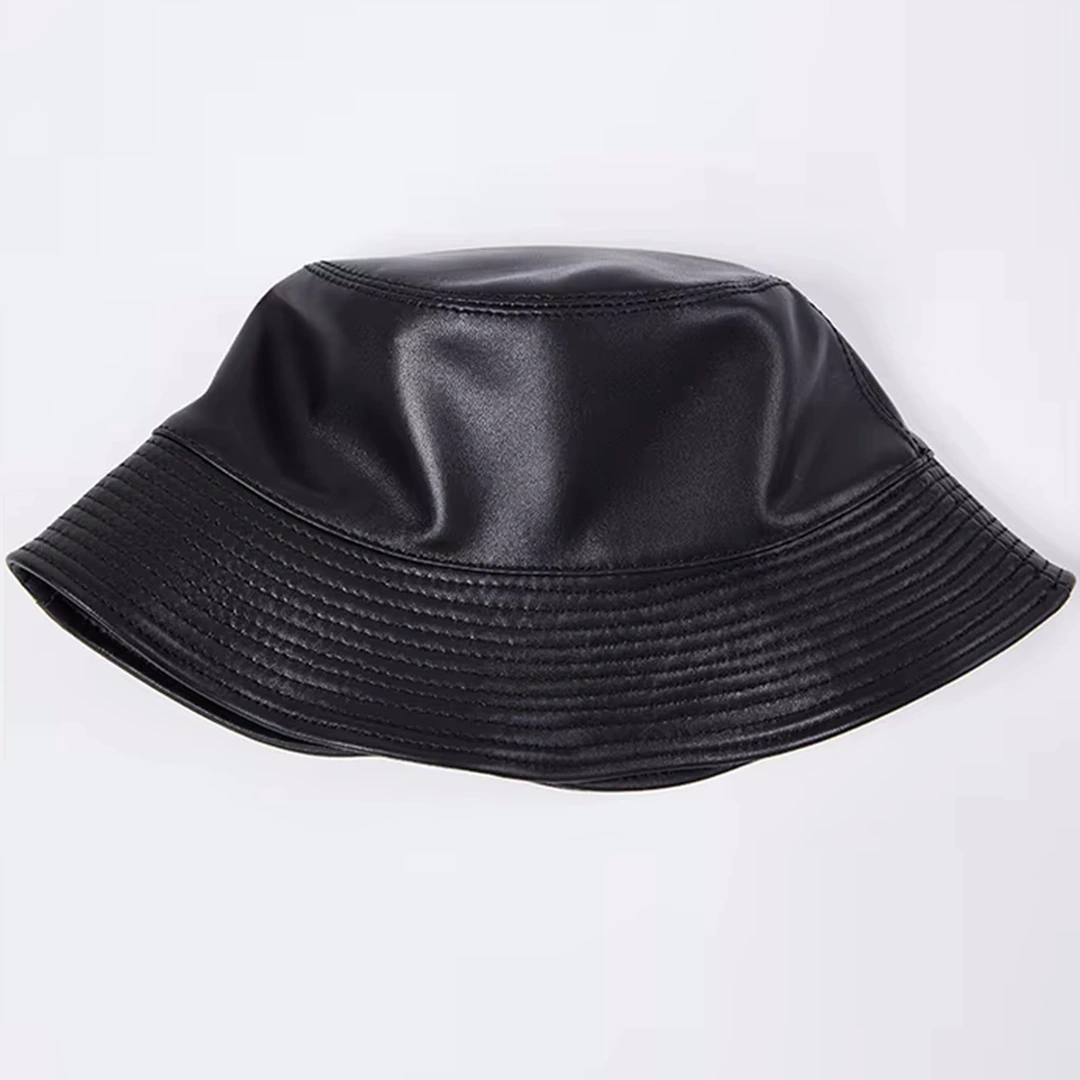 Bob Noir en Cuir PU Homme Femme avec Doublure Confort – Image 6