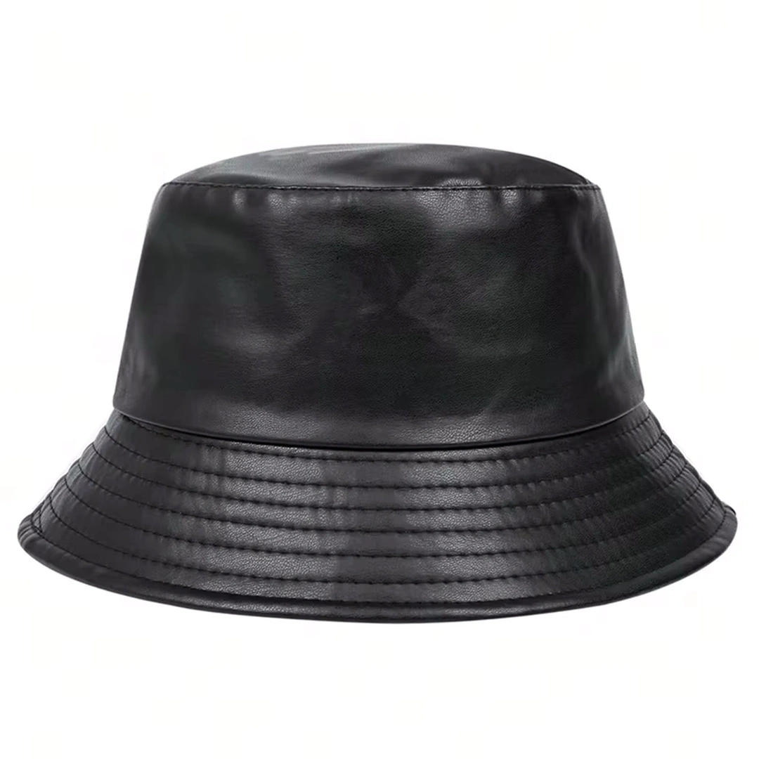 Bob Noir en Cuir PU Homme Femme avec Doublure Confort – Image 2