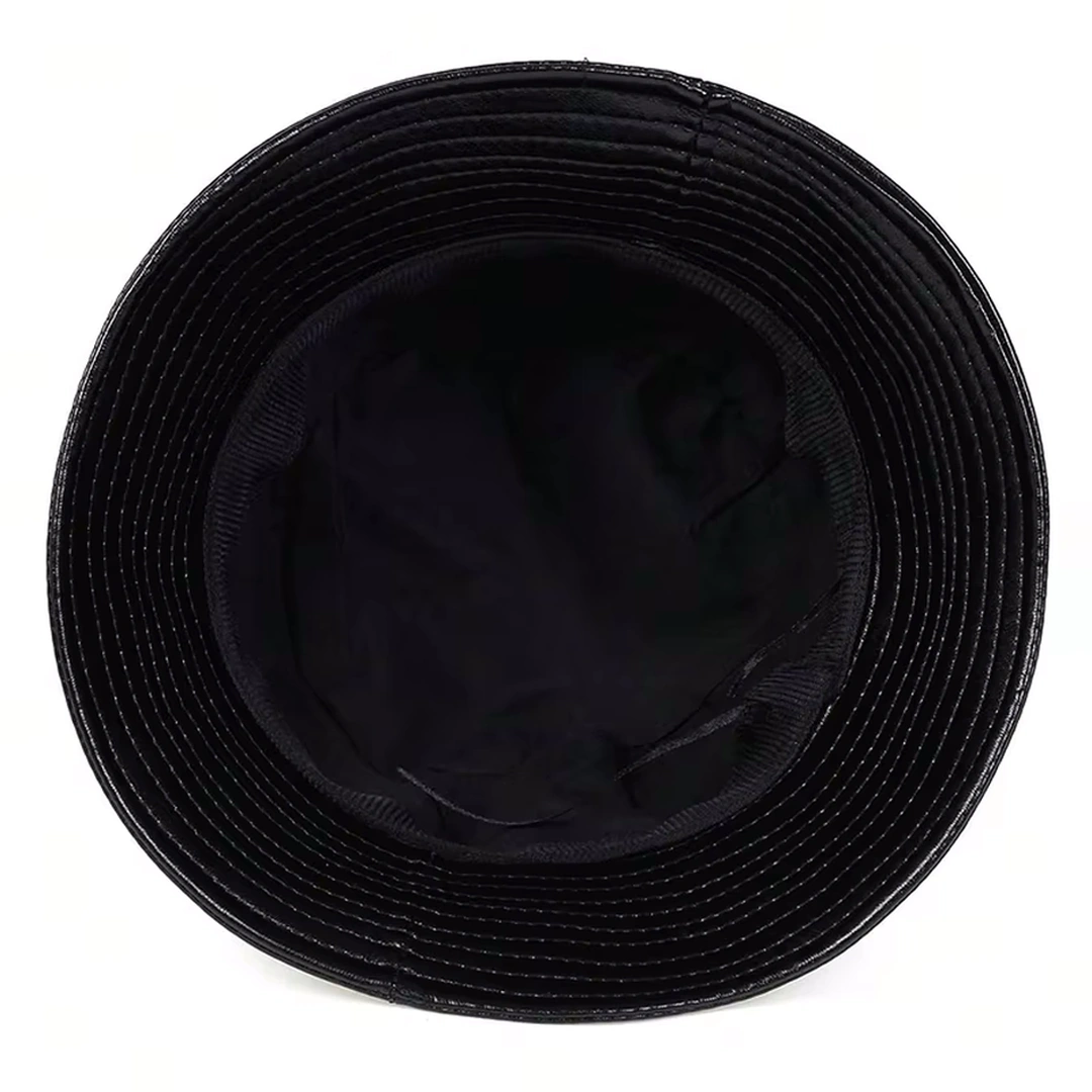 Bob Noir en Cuir PU Homme Femme avec Doublure Confort – Image 7