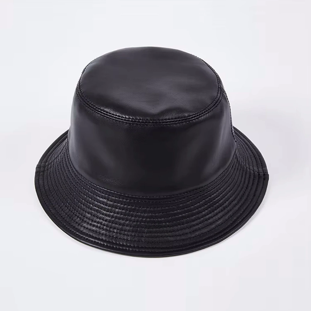 Bob Noir en Cuir PU Homme Femme avec Doublure Confort – Image 5