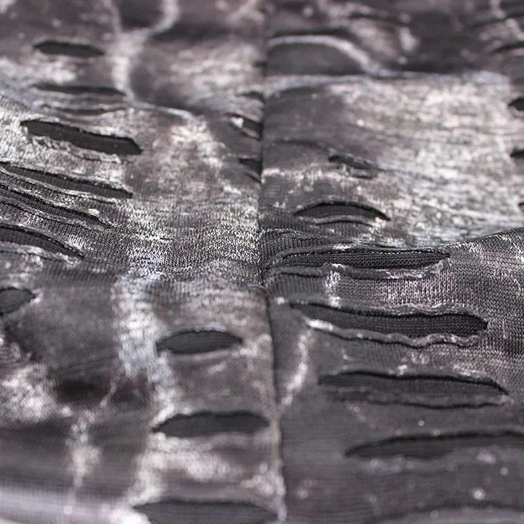 Bonnet Noir Gothique Effet Déchiré Homme & Femme – Image 4