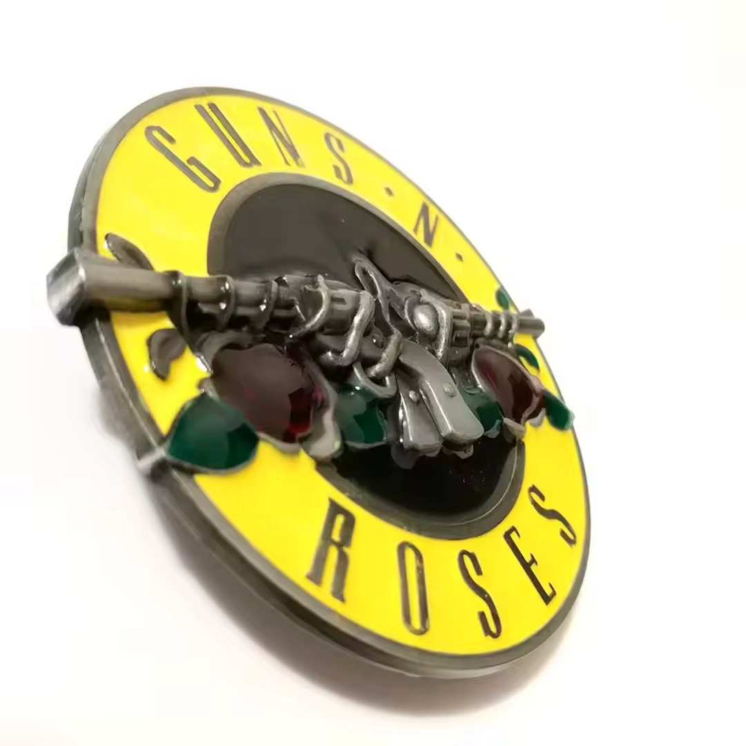 Boucle de Ceinture Guns N’ Roses en Acier Inoxydable – Image 3