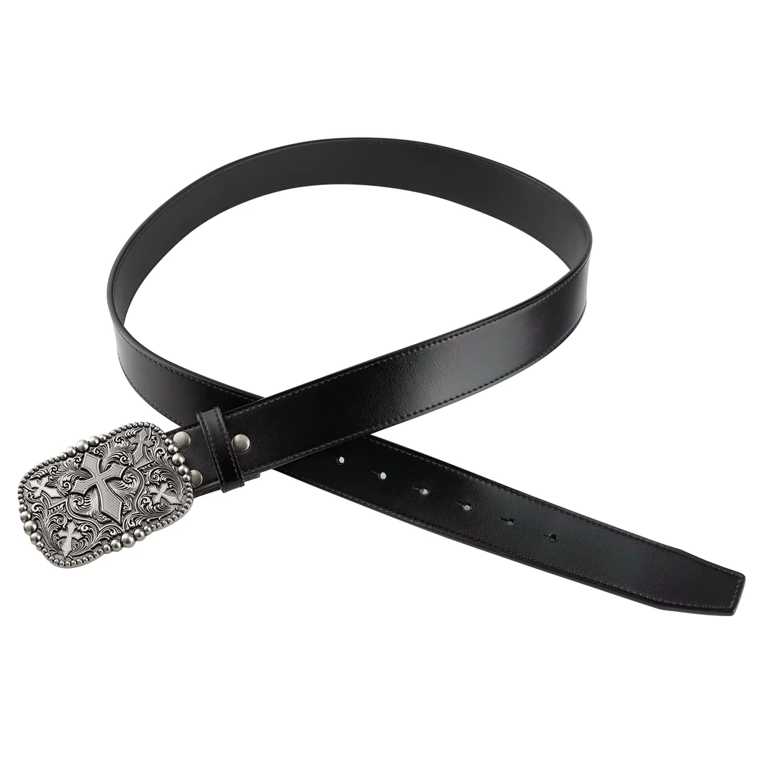 Boucle de Ceinture à Plaque Motif Croix Gothique – Image 7
