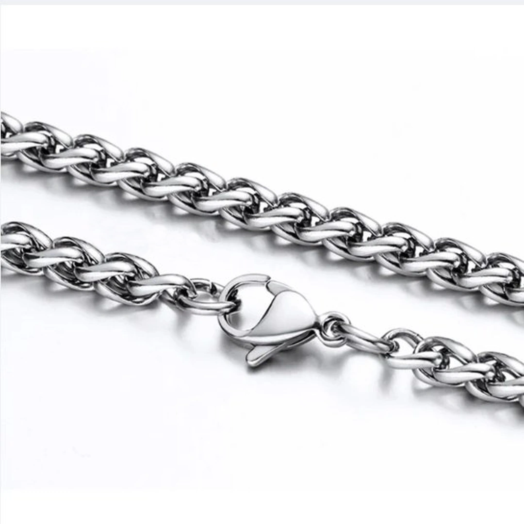 Chaîne Curb avec Pendentif Croix Celtique Ornée du Valknut – Image 6