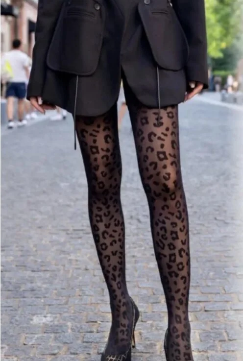 Collants fantaisie léopard – Image 3
