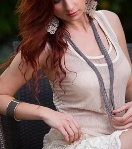 Collier sautoir multi-chaînes