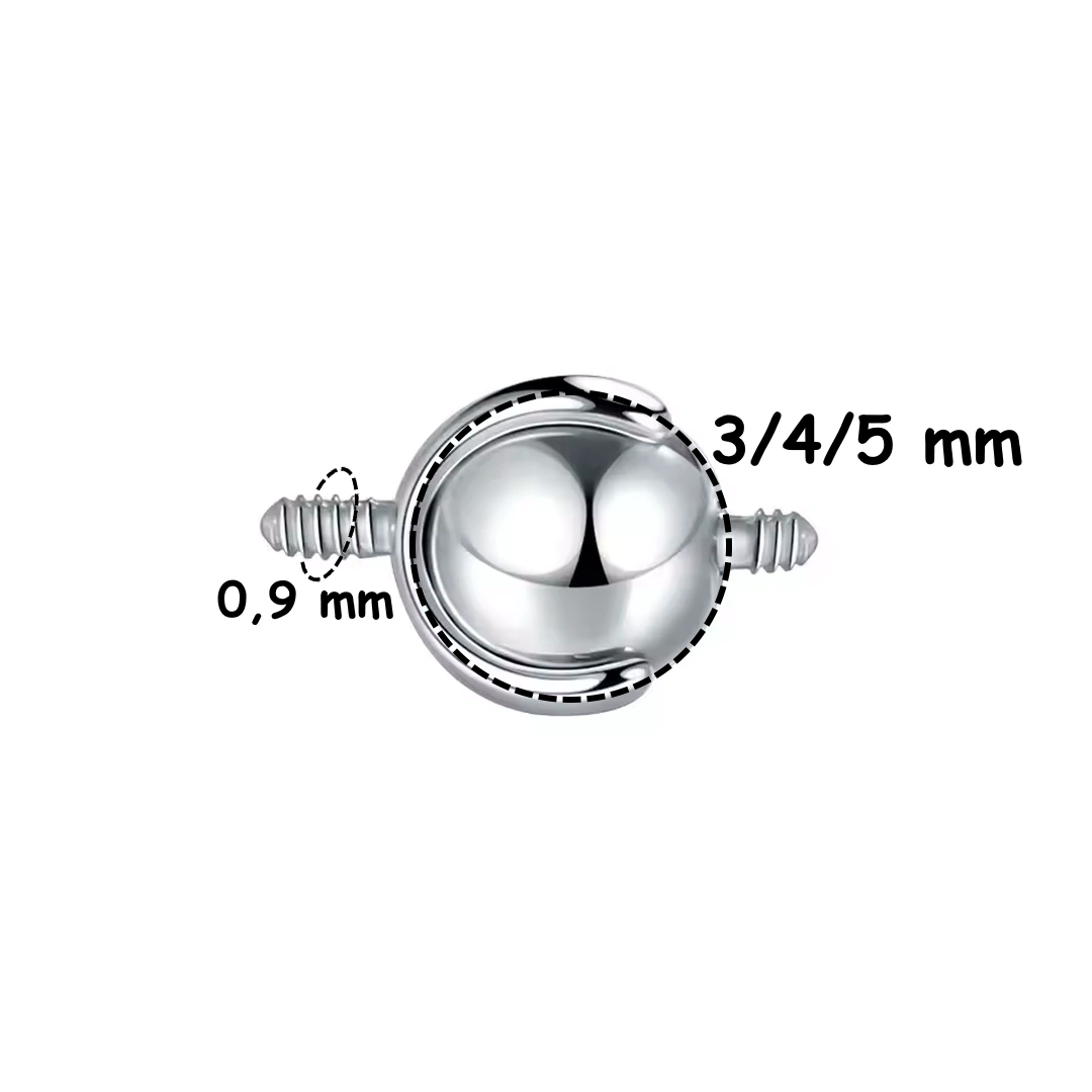 Connecteur Articulé à Bille 3-5 mm pour Piercing – Image 4