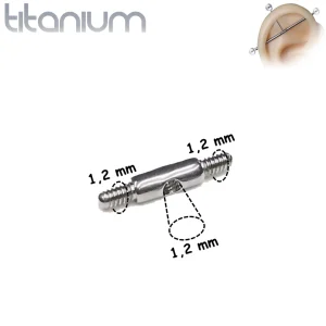 Connecteur à Triple Filetage pour Piercing Industriel