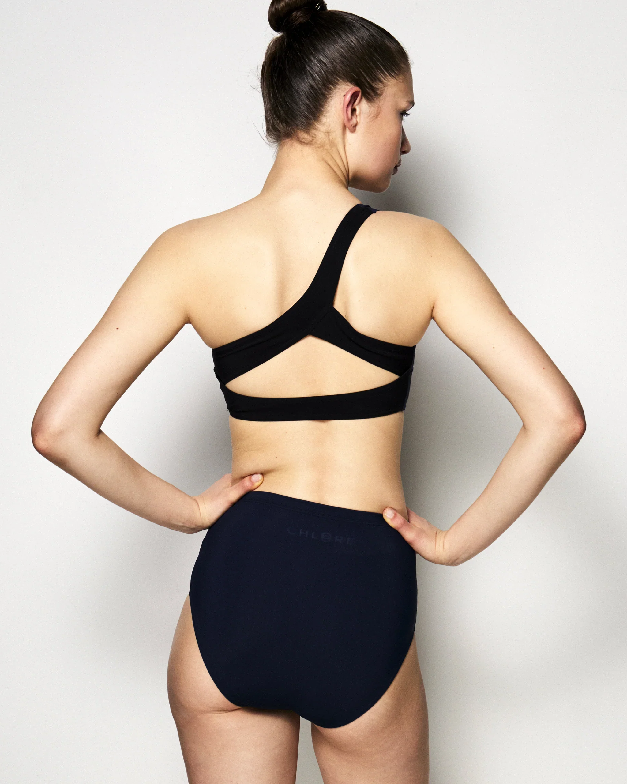 Culotte maillot deux pièces DANNY Bleu Piscine