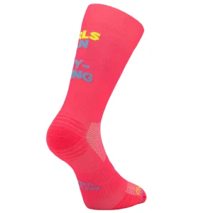Chaussettes de course a pied Girls Can Do Rose