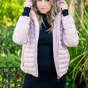 Doudoune réversible bi-matière