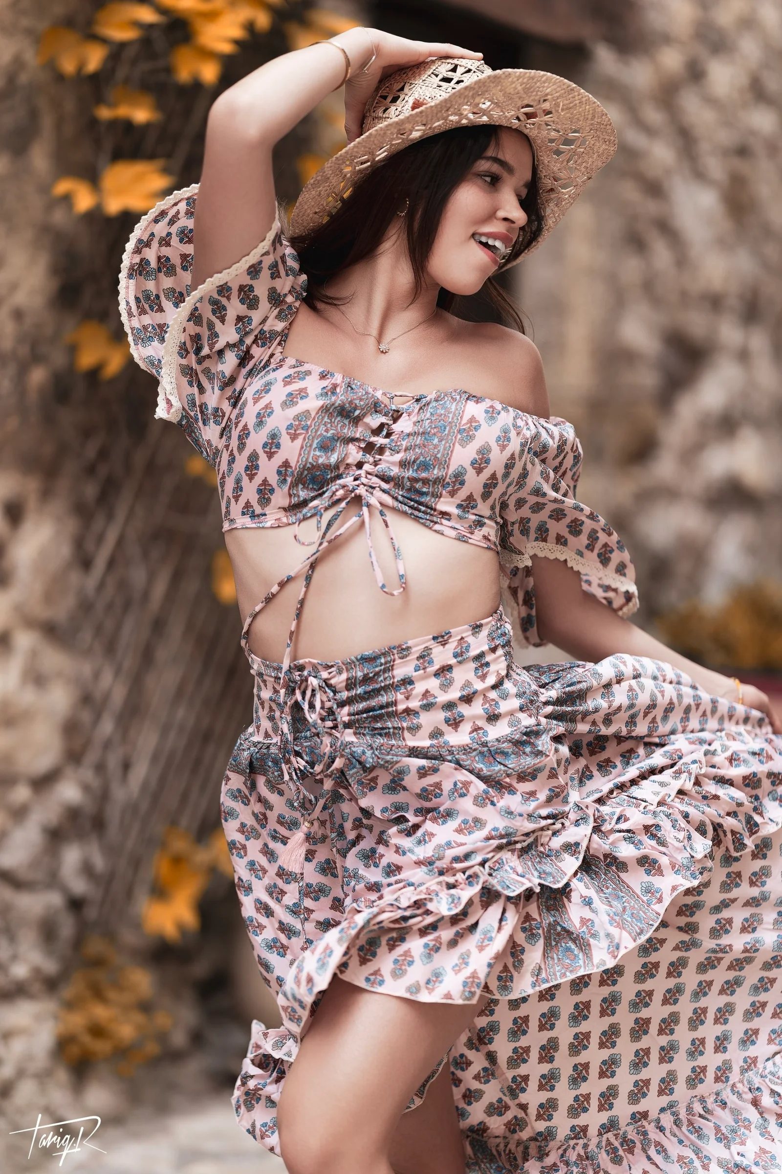 Ensemble jupe « Esmeralda » en soie imprimée – Image 2