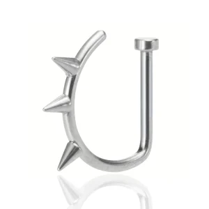 Faux Piercing Narine Anneau Ouvert à Pointes