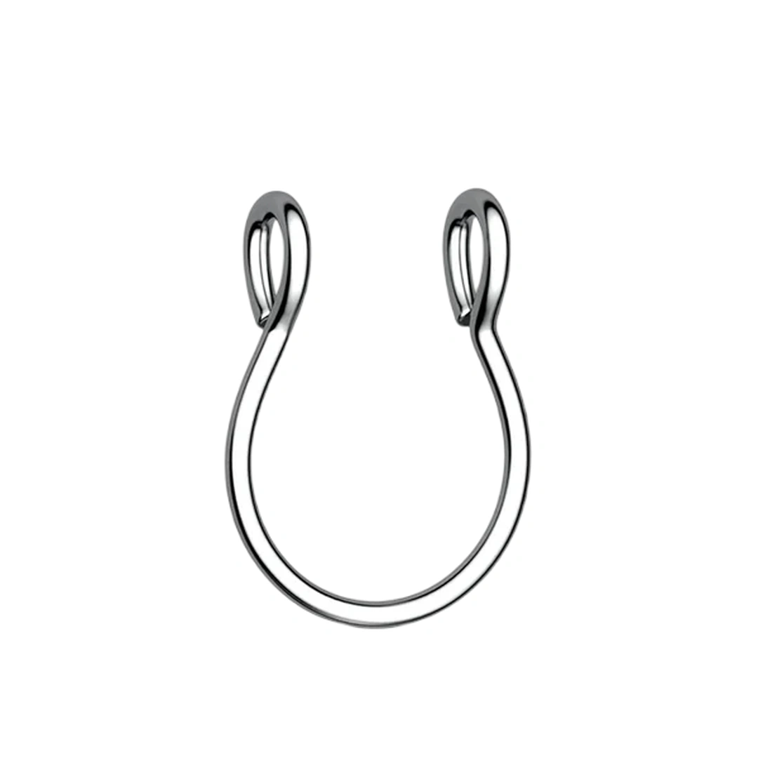 Faux Piercing Septum Anneau Ajustable en Acier 316L – Image 5