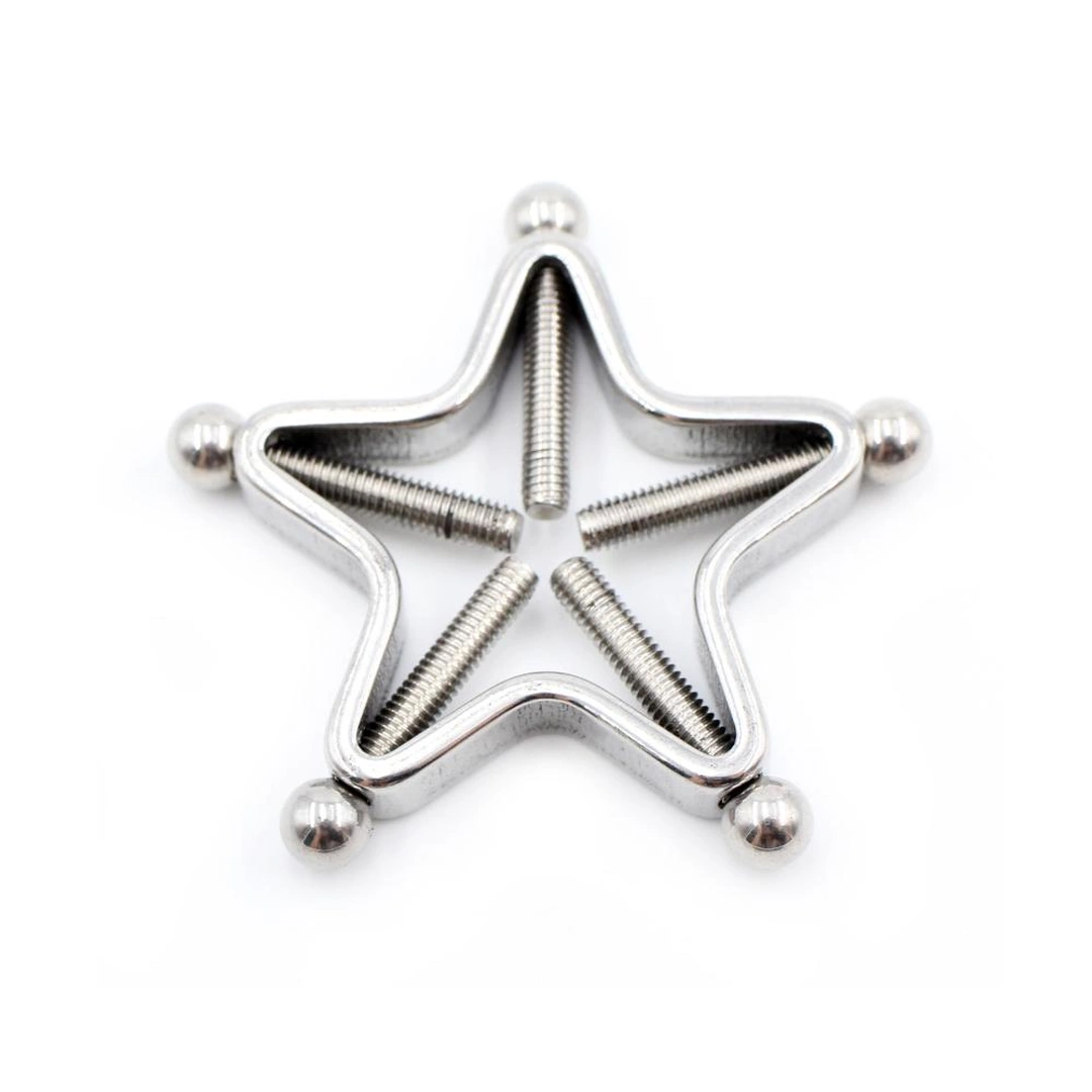 Faux Piercing Téton Étoile Industrielle à 5 Vis – Image 3