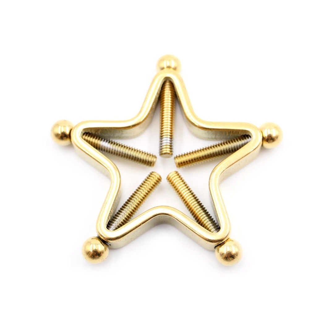 Faux Piercing Téton Étoile Industrielle à 5 Vis – Image 6