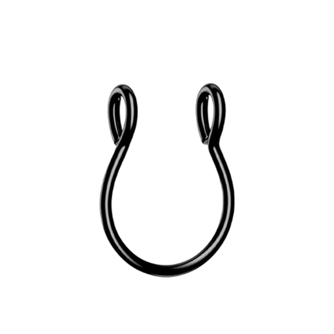 Faux Piercing Septum Anneau Ajustable en Acier 316L – Image 7