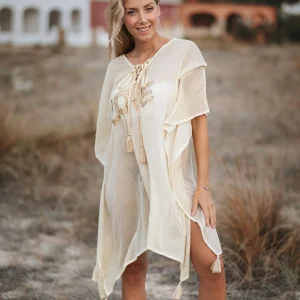 Kaftan 100% LOVE pour la plage