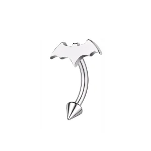 Piercing Banane Chauve-Souris & Spike en Acier Chirurgical