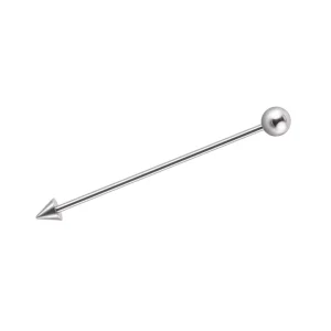 Piercing Industriel Oreille Bille & Spike en Acier Chirurgical