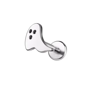Piercing Labret Fantôme en Acier Chirurgical
