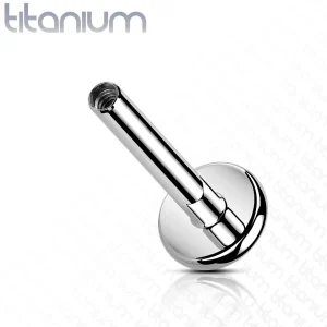 Piercing Labret de Remplacement en Titane – Filetage Interne