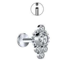 Piercing Labret en Titane Nebula Crown