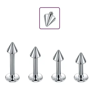 Piercing Labret en Titane avec Spike
