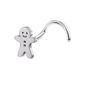 Piercing Narine Stud en U Pain d’Épices en Acier