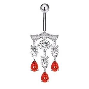 Piercing Nombril Chandelier Impérial