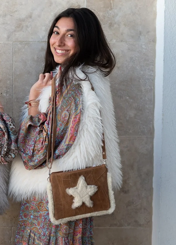 Petit sac vintage en cuir