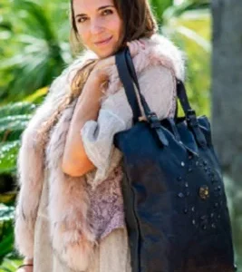 Grand sac cuir Vintage