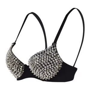 Soutien-Gorge Push-Up Bonnets Cloutés avec Armatures