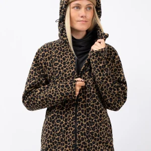 Veste polaire Techlight Ziphood Léopard