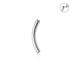 Tige Courbée (Banane) de Remplacement en Titane – Filetage Interne, 1.6 mm
