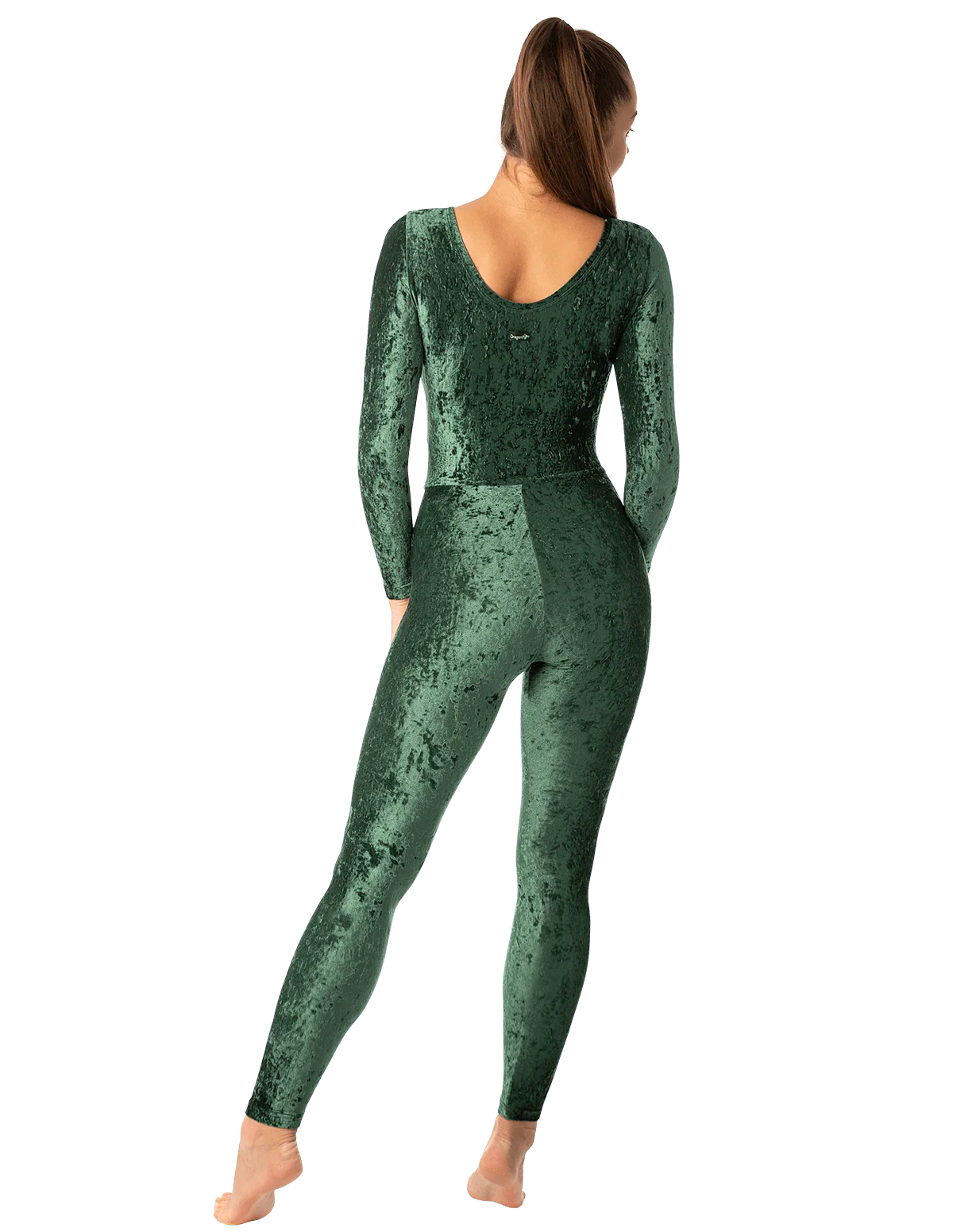 Leotard gymnastique en velours Lara – Image 5