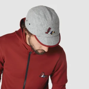 Casquette de vélo hiver grise