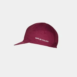 Casquette de vélo rouge