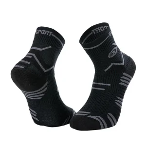 Chaussettes mi-basses Trail Ultra Noir Gris