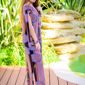 Robe longue en voile SAVANE