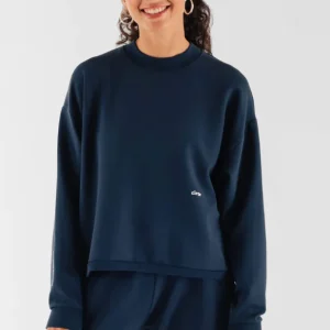 Sweatshirt oversize bleu marine
