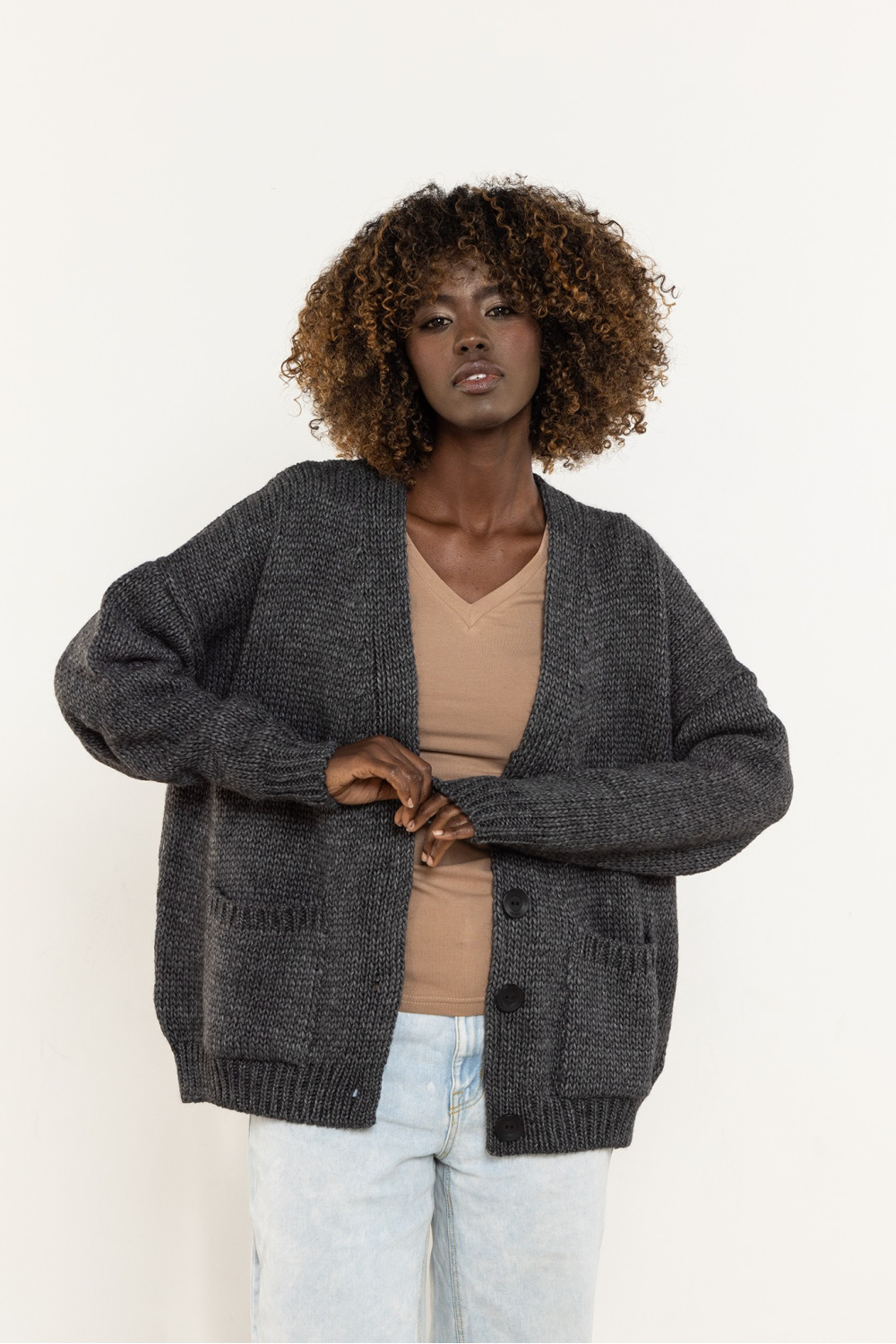 Cardigan gris – Image 3