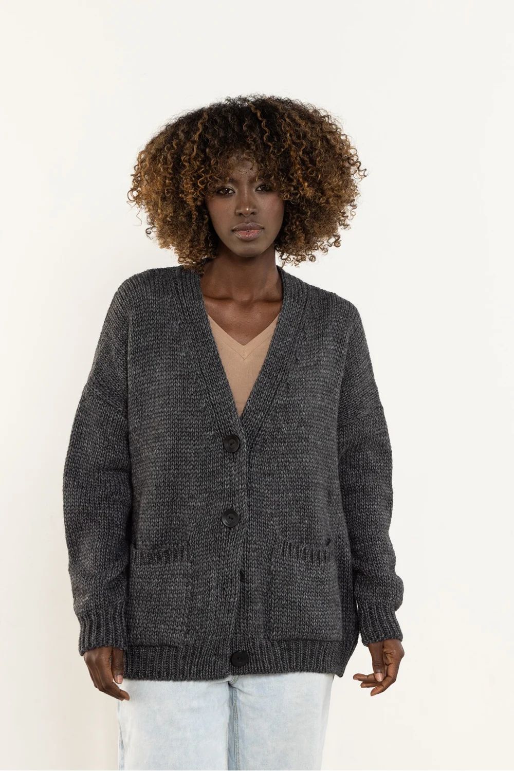 Cardigan gris – Image 2
