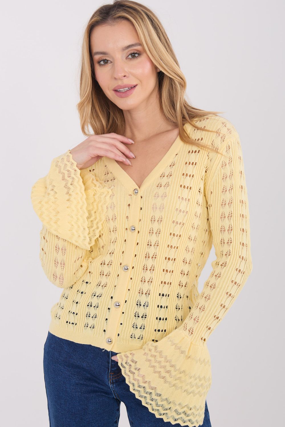 Cardigan jaune – Image 5